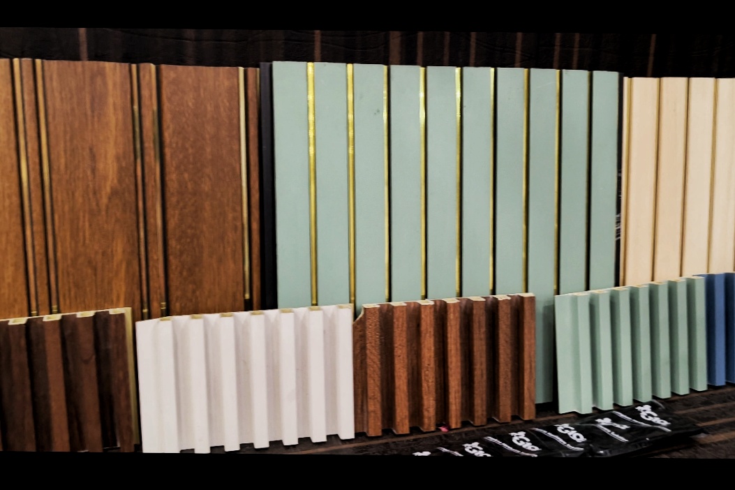 Fluted decorative wall panels